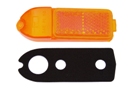 Midget Front side marker lens, right 70-79