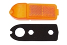 Midget Front side marker lens, left 70-79