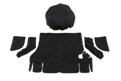 Midget Trunk carpet set black 61-74