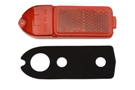 MGB Rear side marker lens, Left 70-80
