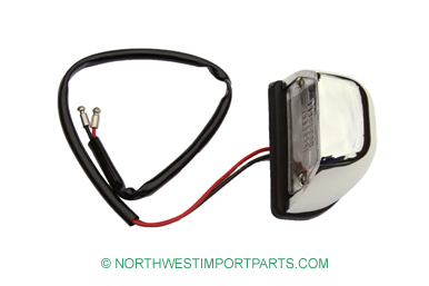 Midget License plate light assembly 75-76