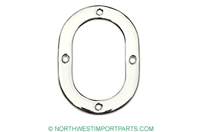 10. MGB Shift boot retainer, chrome 62-67 