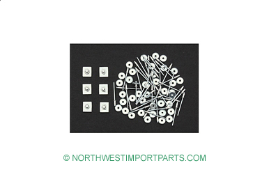 MGB Body side moulding hardware kit
