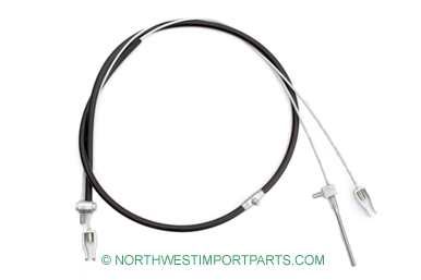 MGB Emergency brake cable 74.5-76