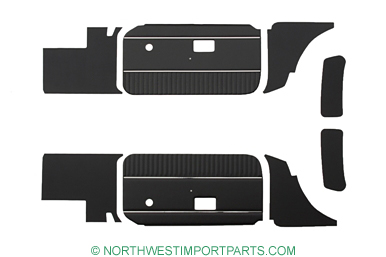 MGBGT Panel kit 70-74 Black