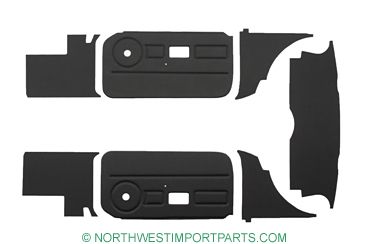 MGB Panel kit 77-80 Black