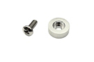 Midget Winder screw and washer, Chrome 68-79