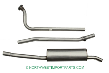 MGB Stainless steel exhaust system 75-80