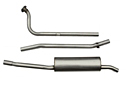 MGB Stainless steel exhaust system 75-80