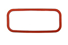 MGB Side plate gasket, silicone 62-80