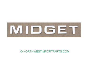 MG Midget Rocker letter set 70-79
