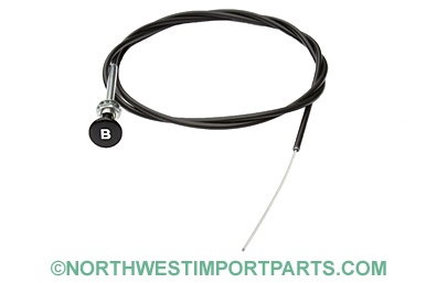 MGB Hood release cable 62-80