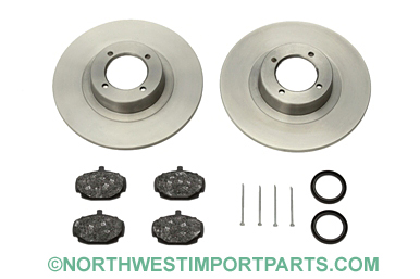 MGB Front brake package with ceramic pads 62-80