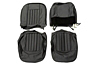 MGB Seat kit 62-68 Black-Black