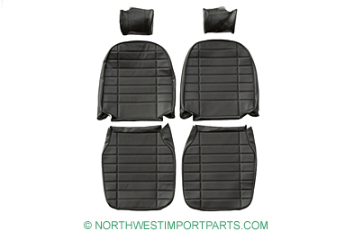 MGB Seat kit 73-76 Black