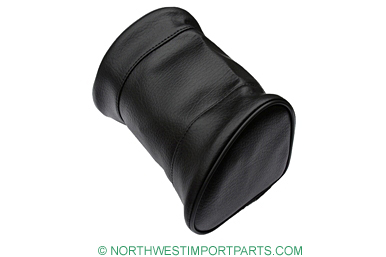 MG Midget Headrest cover, black 70-76