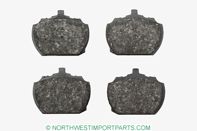 MGB Front brake pad set, oversize ceramic 62-80