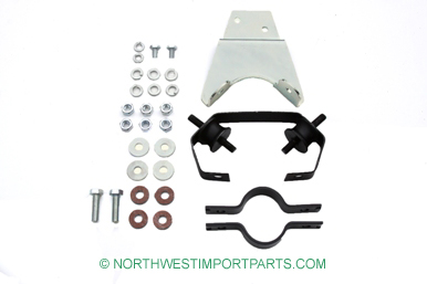 MGB Rear exhaust hanger kit, complete 74.5-80