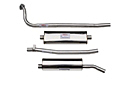 MGB Stainless steel exhaust system 75-80