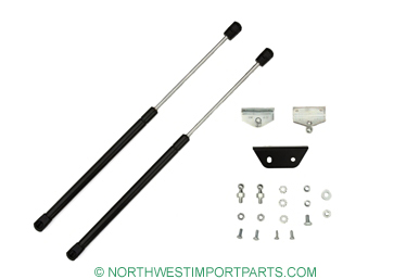 MGB Trunk dual gas strut lift kit 71-80